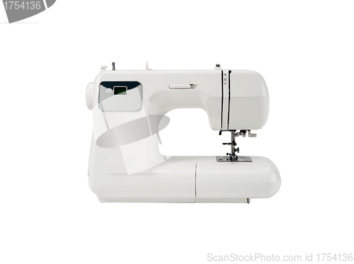 Image of Sewing machine isolated on white.