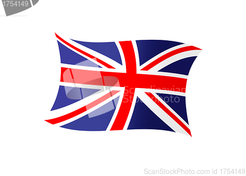 Image of Union Jack national flag of the United Kingdom (UK)