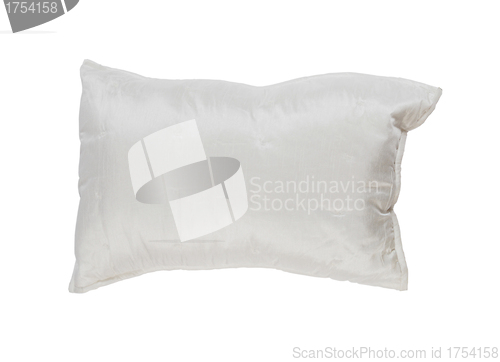 Image of White pillow. Isolated