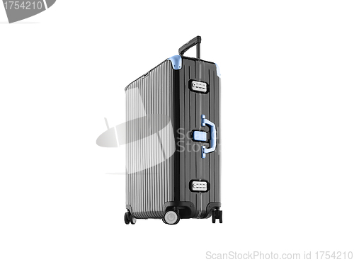 Image of Black Suitcase - isolated on white