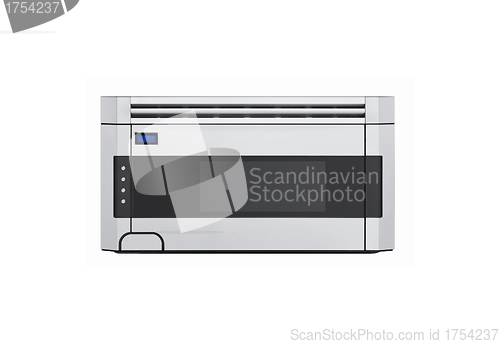 Image of hightech microwave oven isolated