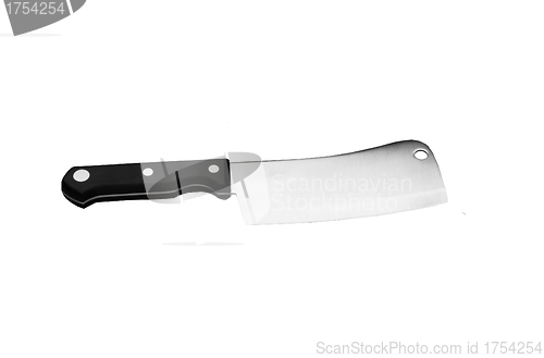 Image of kitchen knive isolated on white background