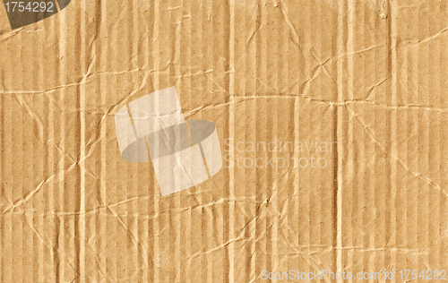 Image of Corrugated cardboard as a background