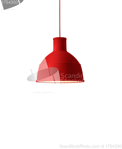 Image of Red  lamp