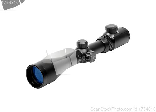 Image of Rifle scope on white