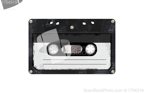 Image of Audio cassette isolated on white