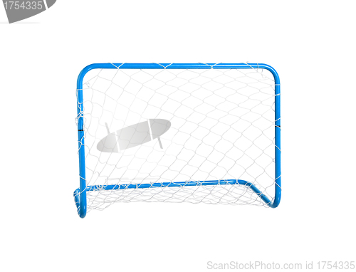 Image of Soccer goal isolated