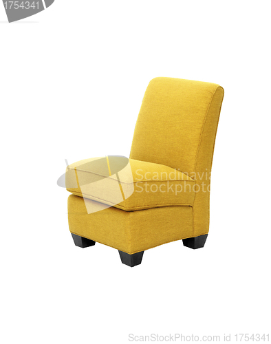 Image of yellow modern chair