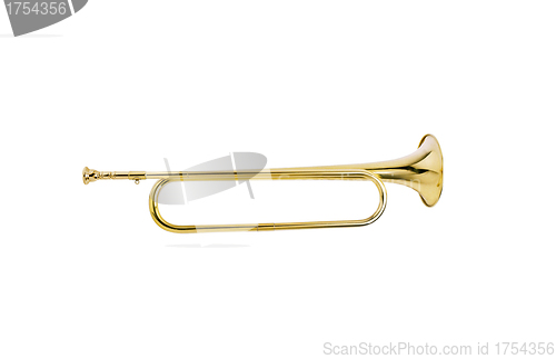 Image of trombone one of the music instrument