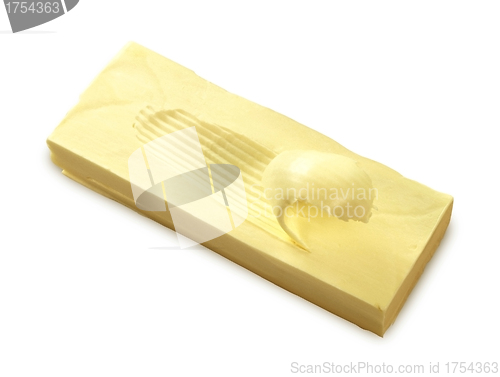 Image of Butter Isolated on white