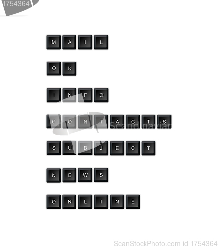 Image of Black button set