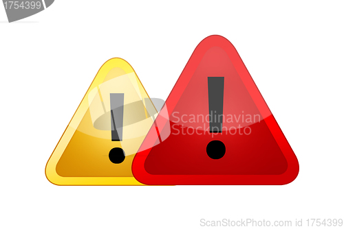 Image of Danger warning signs