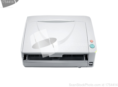Image of laser printer isolated