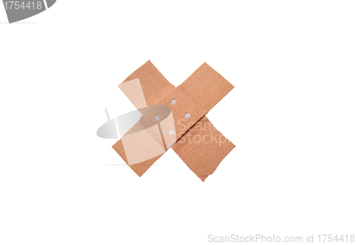 Image of A bandaid isolated on white background