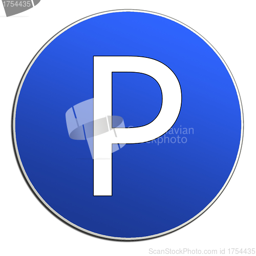 Image of Illustration of cars parking sign
