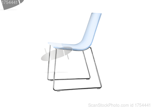 Image of Nice blue chair for indoor and outdoor use