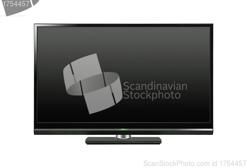 Image of The big monitor of black colour