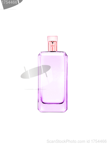 Image of bottle of perfume isolated on white