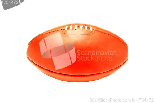 Image of rugby ball, isolated on white
