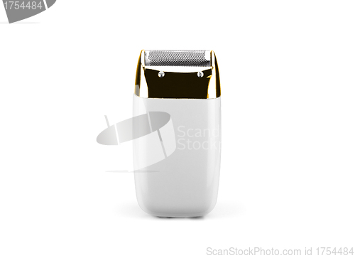 Image of electric shaver isolated with white background