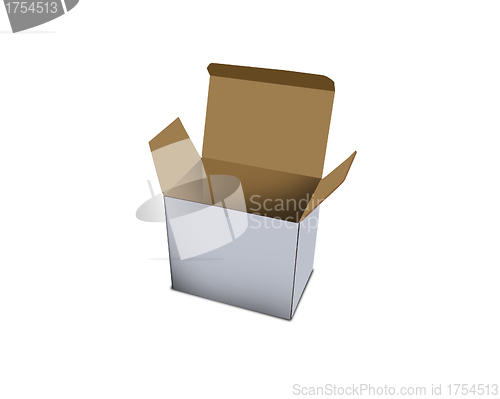 Image of white paper box