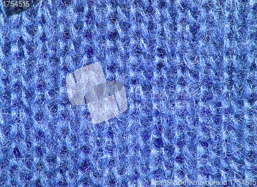 Image of abstract blue wool background