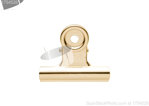 Image of Gold and silver plated tie-clip