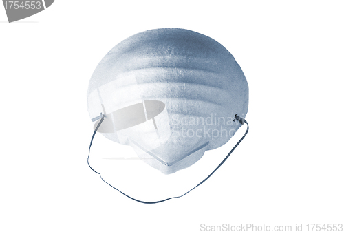 Image of Anti dust face mask for health care isolated on white