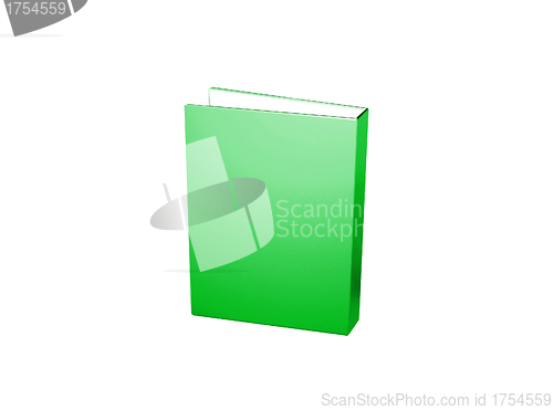 Image of Folder icon from set. Green folder isolated on white