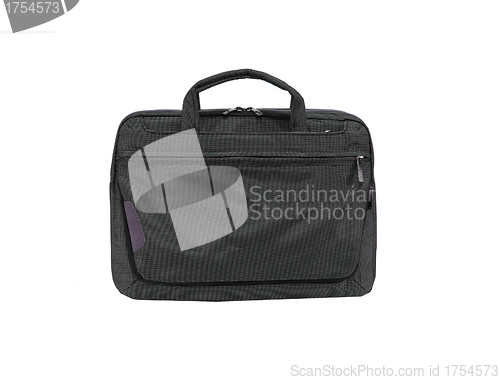 Image of Black bag isolated on a white background.