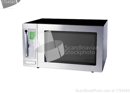 Image of microwave oven isolated on white