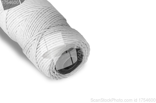 Image of Rope coil isolated on a white background