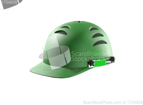 Image of green Hard Hat with clipping path