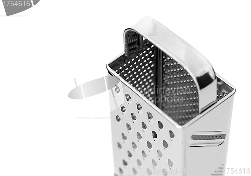 Image of Shiny stainless steel cheese grater