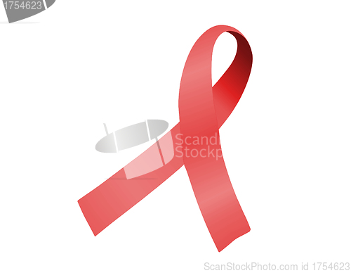 Image of aids awareness red ribbon