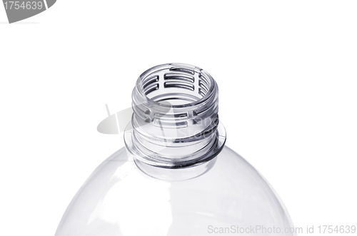 Image of Plastic bottle of water isolated on a white background