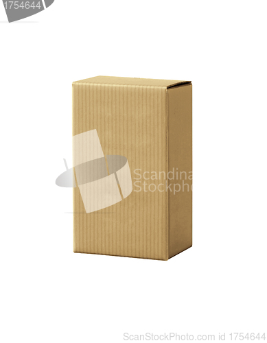 Image of brown paper bag with white background