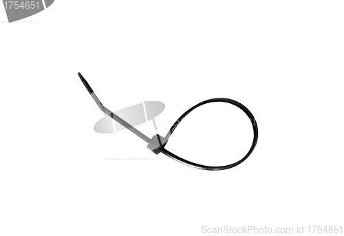 Image of plastic clamp isolated on white