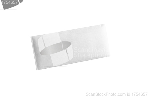 Image of white envelope isolated on white