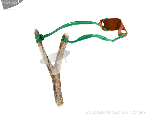 Image of slingshot on white