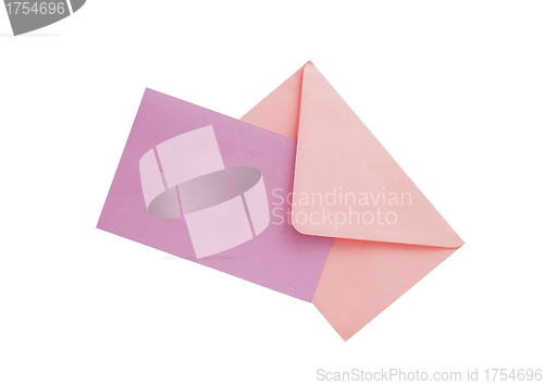 Image of pink and purple envelopes