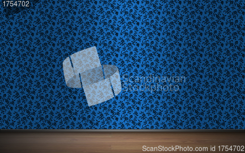 Image of Seamless wallpaper pattern, bitmap copy