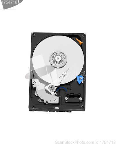 Image of Illustration of Hard disk drive HDD isolated on white background