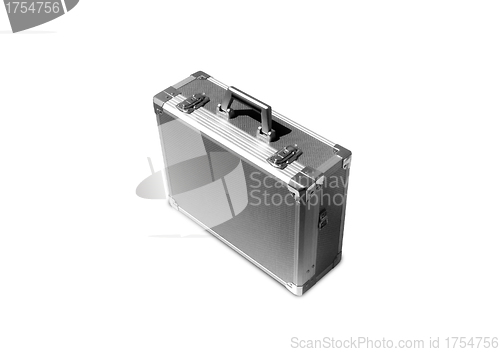 Image of Metal case isolated on the white background