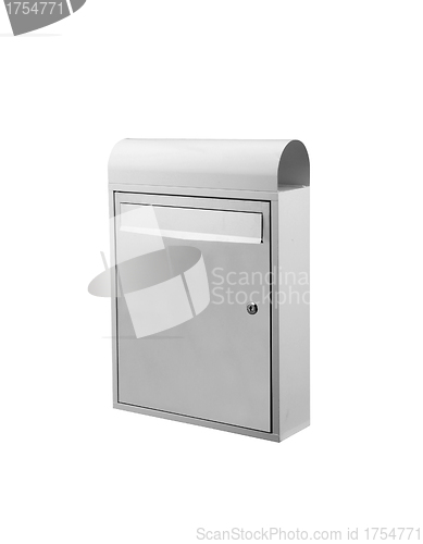 Image of White Mailbox.