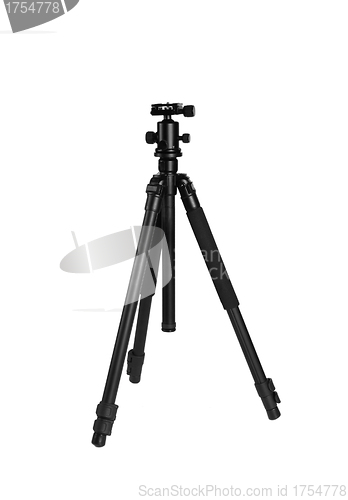 Image of Photo tripod isolated on white background