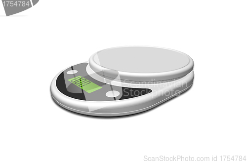 Image of kitchen scale on white background