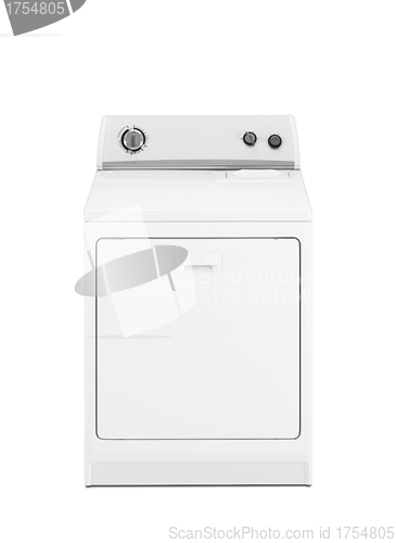 Image of Isolated washing machine on a white background