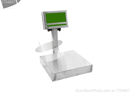 Image of kitchen scale on white background