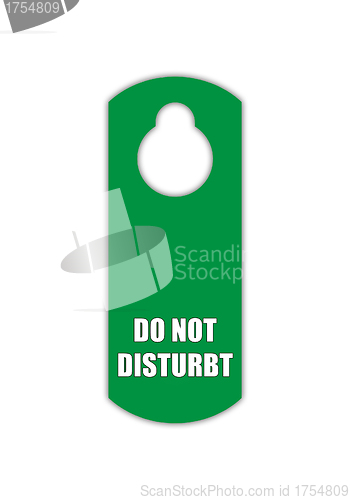 Image of Do not disturb tag